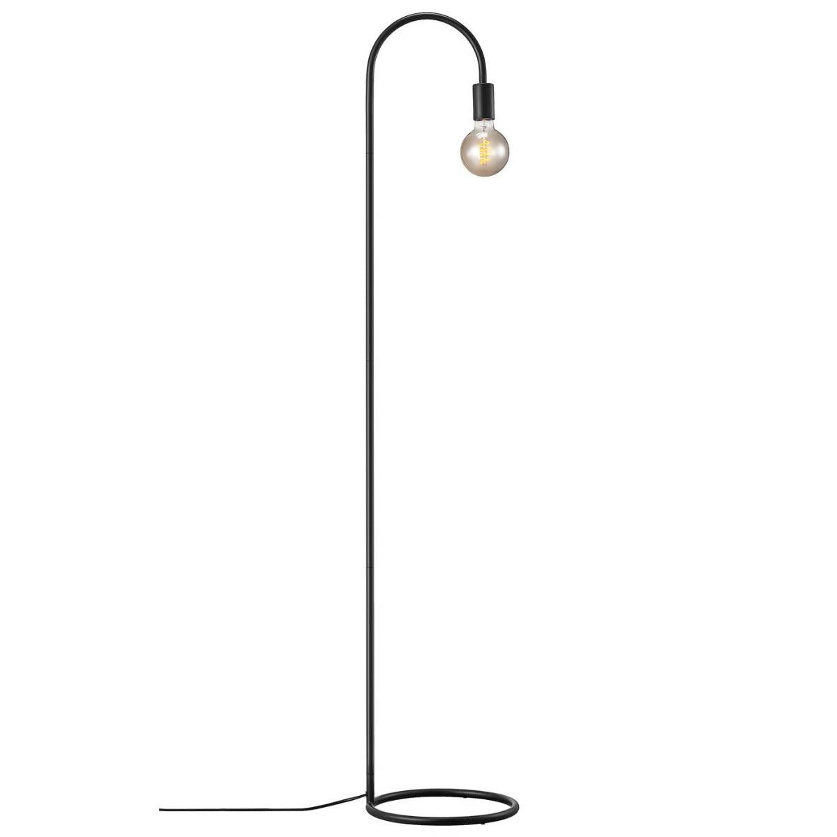 Vloerlamp zwart e27 fitting schakelaar stekker nordlux paco 2112094003 5704924005275 2148747 