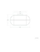 Plafondlamp bamboe 400mm E27 fitting rond 'Geoffrey'