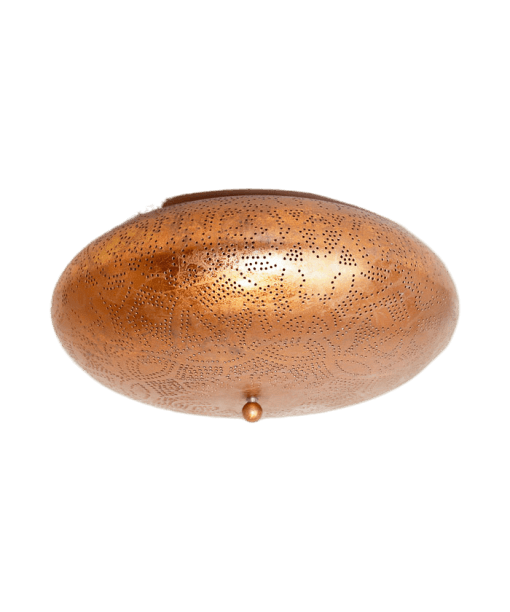 Plafondlamp goud filigrain goud 'Femke' 2x e14 fitting 250mm rond - FOIR