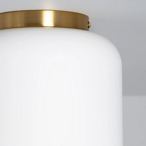 Plafondlamp zwart of wit & goud rond 'Koloman' E27 fitting design lamp 200mm