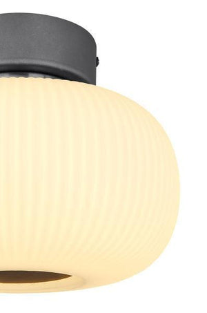 plafondlamp globo lighting rond opaal glas 