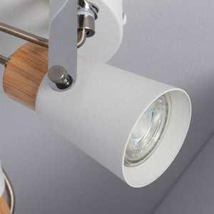 Plafondspot wit hout verstelbaar gu10 led lamp