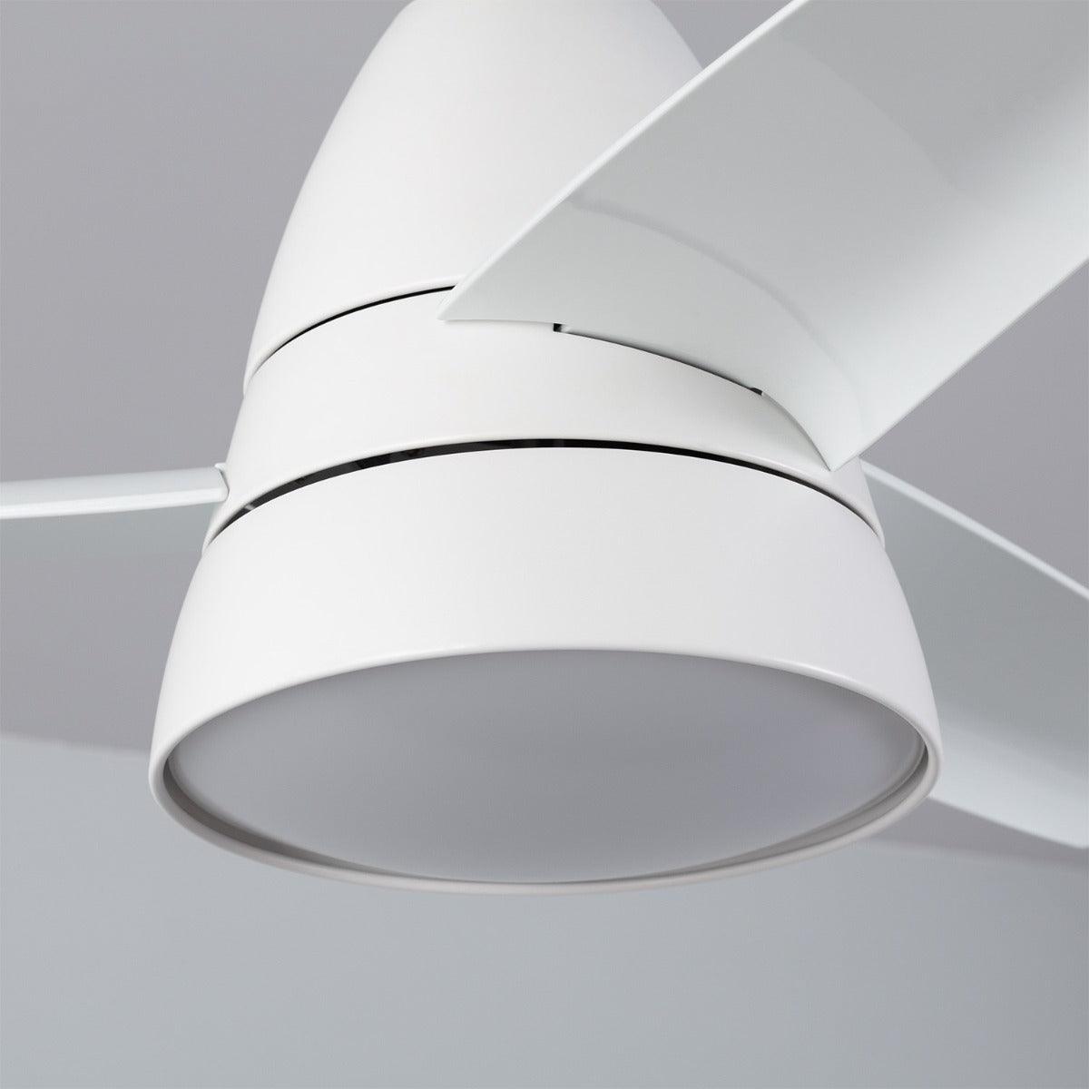 Ventilator wit modern met led lichtbron lamp lamp 910mm