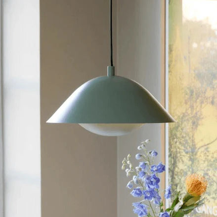 Hanglamp Groen met E27 fitting 'Freya' 35 cm