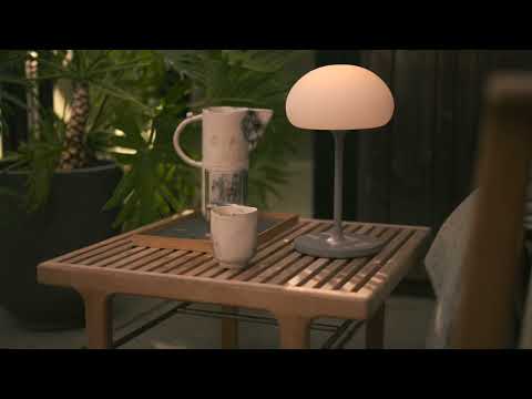 Buitenlamp tafellamp 'Sponge Table' Nordlux  led lamp oplaadbaar modern paddestoel