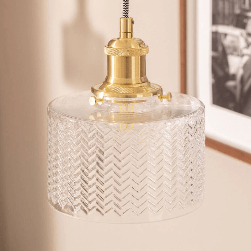 Glazen hanglamp e27 fitting retro led lamp