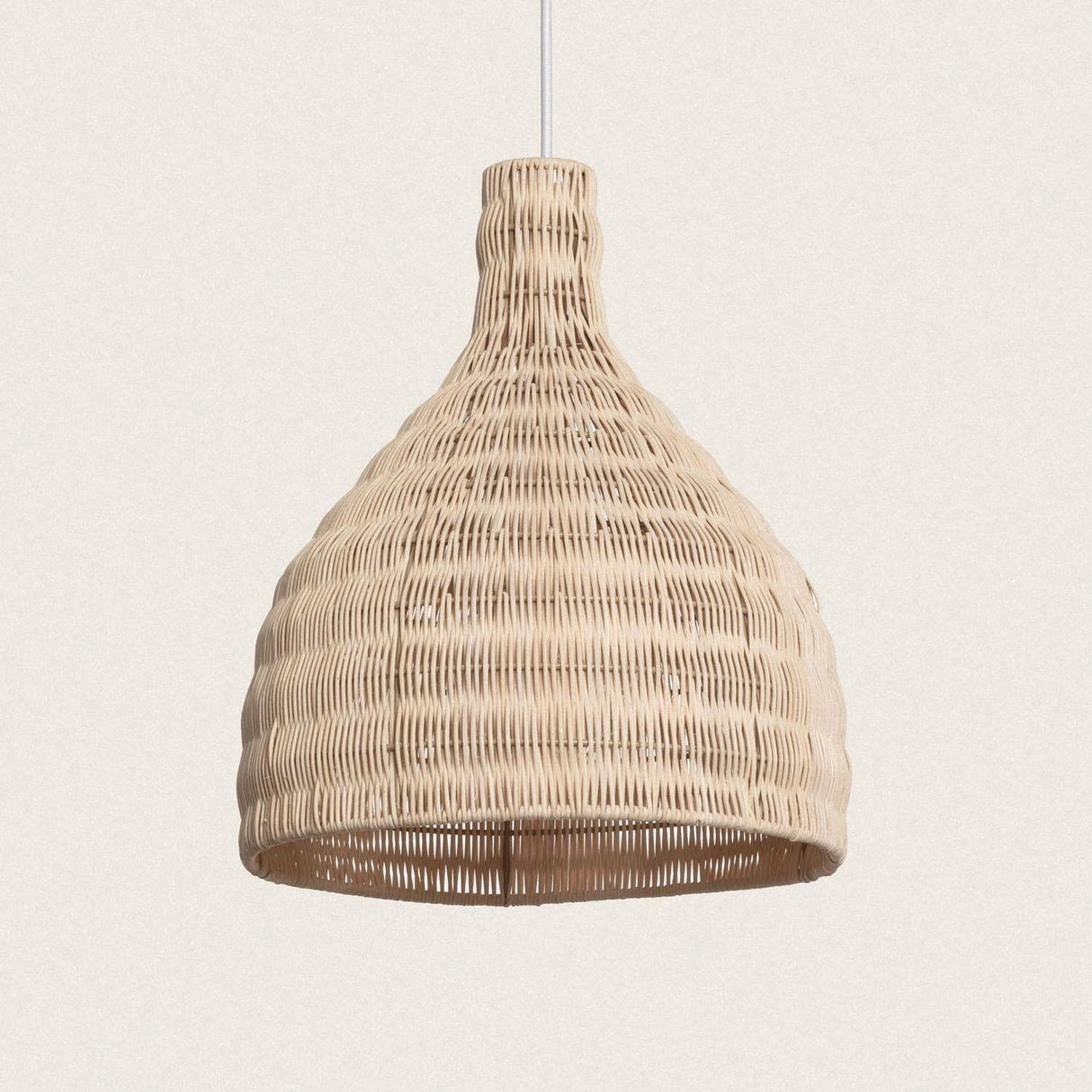 Hanglamp Rotan Kettle e27 30 cm gevlochten