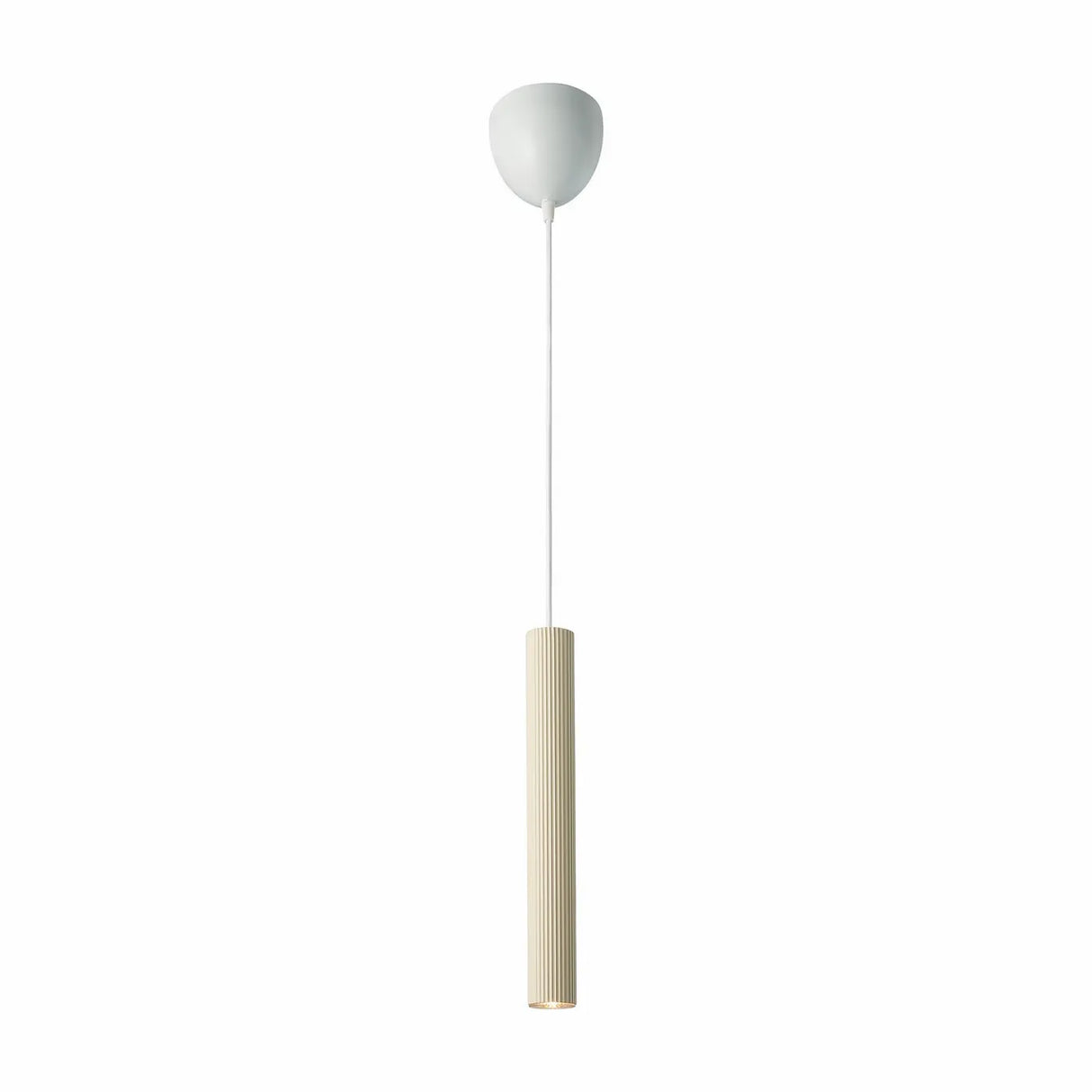 Hanglamp Beige smal ribbel Vico metaal gu10 led - FOIR