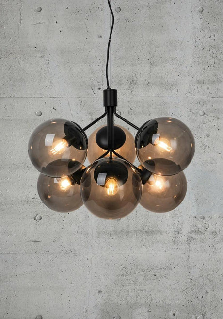 designverlichting nordlux zwart ivona e14 fittingen 