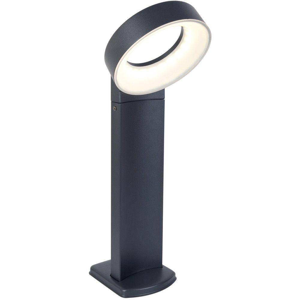 Staande tuinlamp rond led lamp warm wit