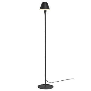 Staande lamp met schakelaar zwart Nordlux E27 fitting vloerlamp