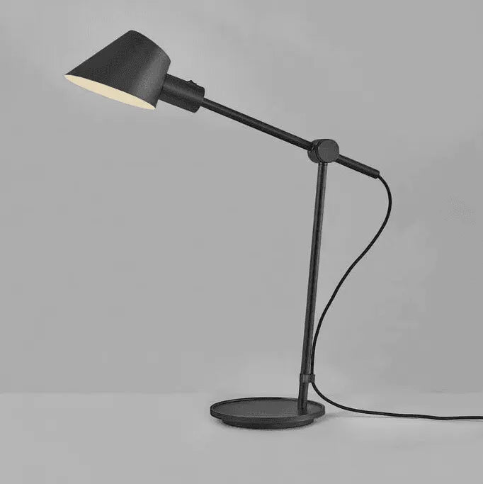 Tafellamp zwart 'Stay' long led lamp met USB modern 68 cm DFTP