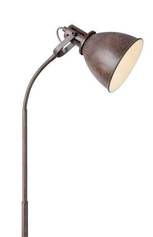 Vloerlamp e14 fitting industrieel verstelbaar industrieel