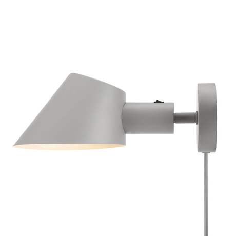 Wandlamp grijs verstelbaar e27 fitting stekker en schakelaar stay dftp 5704924010064 2220381010
