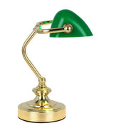 Groene kap bureaulamp e14 fitting bibliotheek lamp