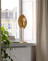 Gouden tafellamp met schakelaar en E27 fitting By Rydens Aruba