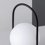 Design lamp oplaadbaar LED tafellamp zwart & wit dimbaar 'Rizzo'