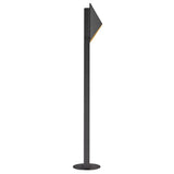 Zwarte staande tuinlamp met GU10 fitting 'Nordlux Pontio'