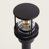 Staande zwarte tuinlamp met E27 fitting 'Winston'