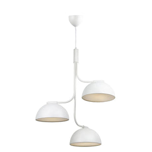 Moderne hanglamp met 3 kappen en E25 fittingen, dimbaar in combinatie met dimbare lichtbronnen 2220033001