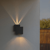 Buitenlamp Rialto gevelverlichting mat zwart met ingebouwde LED (3000K)