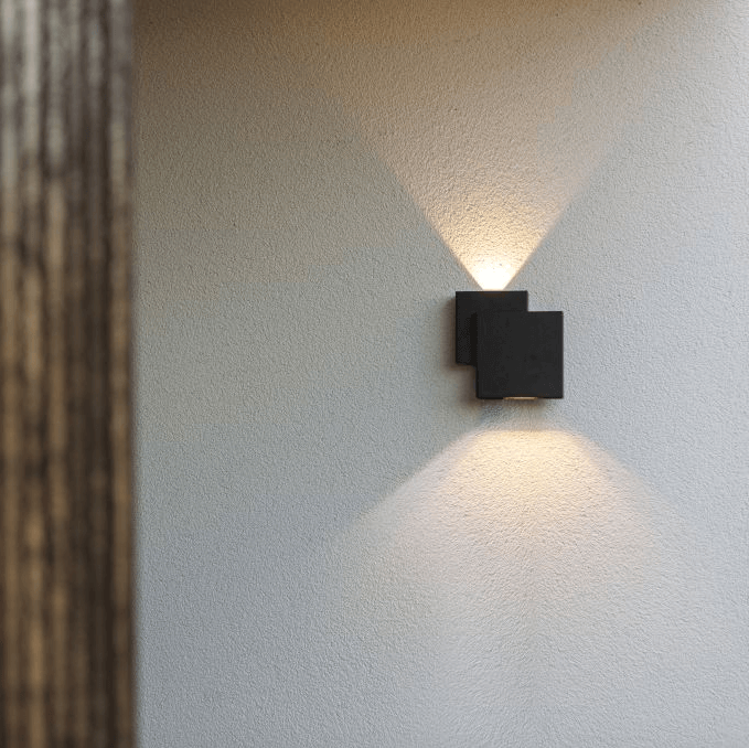 Buitenlamp Rialto gevelverlichting mat zwart met ingebouwde LED (3000K)