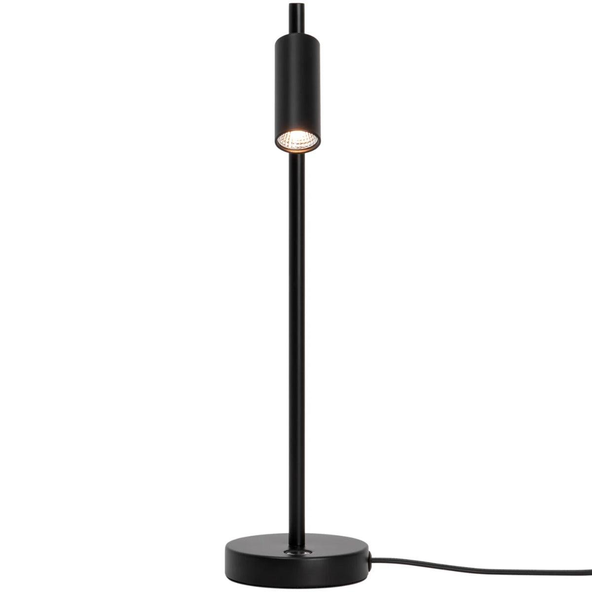 Tafellamp zwart verstelbaar led lamp voor op het bureau