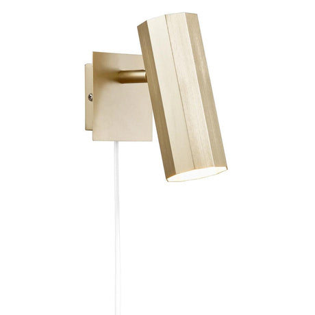 wandlamp met witte kabel en schakelaar verstelbaar modern nordlux design 