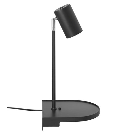 verstelbare wandlamp met wandplank usb poort en schakelaar 2112001003  5704924005114 2148695