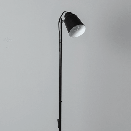  zwarte vloerlamp e27 fitting stekker schakelaar 