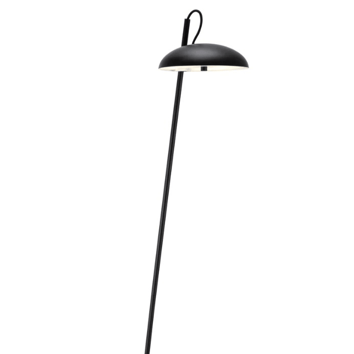 Zwarte vloerlamp met G9 fitting schakelaar "Versale" DFTP - FOIR