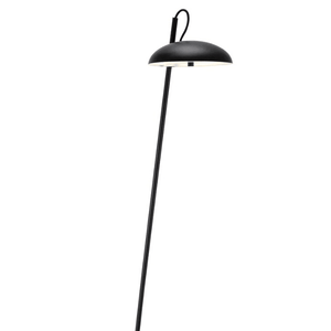 Zwarte vloerlamp met G9 fitting schakelaar "Versale" DFTP