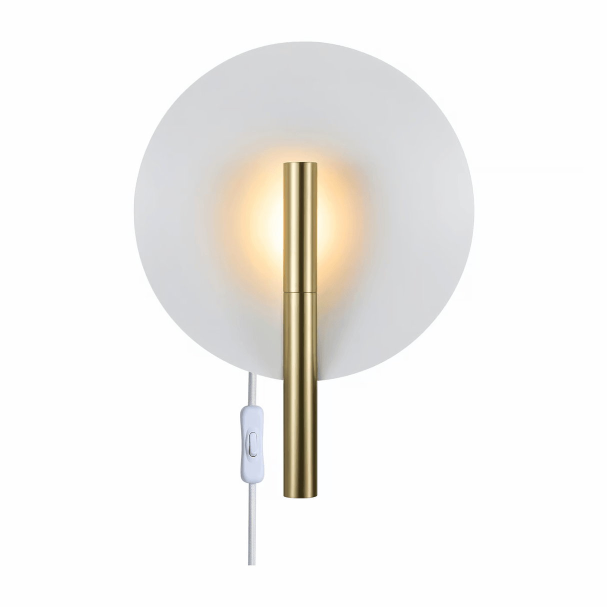 Wandlamp rond metaal goud wit G9 Furiko rond - FOIR