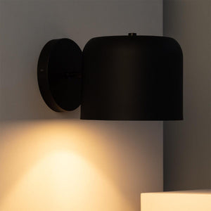 Wandlamp led lamp zwart down lighter modern