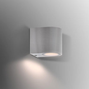 Down lighter modern gu10 wandlamp zilver