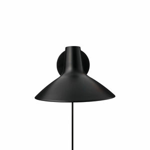 Wandlamp zwart bedlamp 'Darci' e14 fitting verstelbaar - FOIR