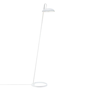 Witte vloerlamp met G9 fitting schakelaar 'Versale' DFTP