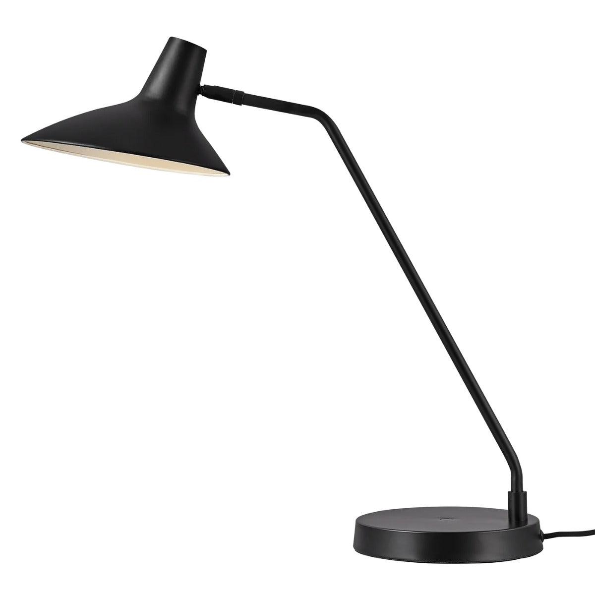 Nordlux designverlichting mat zwart schakelaar bureaulamp 