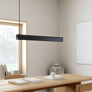 Brede zwarte LED hanglamp Design For The People 'Beau' - FOIR