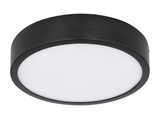 Plafondlamp zwart rond met ingebouwde LED 'Lucena'