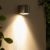 Buitenlamp zilver gu10 led lamp ovaal gevel verlichting