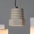 kleine grijze hanglamp e27 fitting beton industrieel 