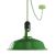 Hanglamp buiten waterdicht industrieel groen 'Haven' E27 fitting metaal IP65 380mm