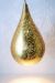 Marokkaanse hanglamp E27 fitting modern bladgoud goud