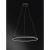 Hanglamp led ring zwart 'Vaasa' groot 3-stap dimmer rond 3000k 600mm