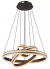Hanglamp zwart wit 3 ringen verstelbaar met afstandsbediening 'Grouni' 