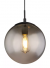 Hanglamp ronde smokeglas kap e27 fitting blama globo lighting modern 15830H 9007371406449