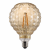 Decoratieve LED lichtbron amberglas E27 fitting grote G125 2W warm wit