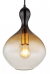 aladdin hanglamp glazen kap smoke en amberglas e27 fitting globo lighting 9007371452422 15538H1