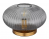 Klassieke tafellamp messing smokeglas e27 fitting stekker normy globo lighting design 15469T2 9007371443673